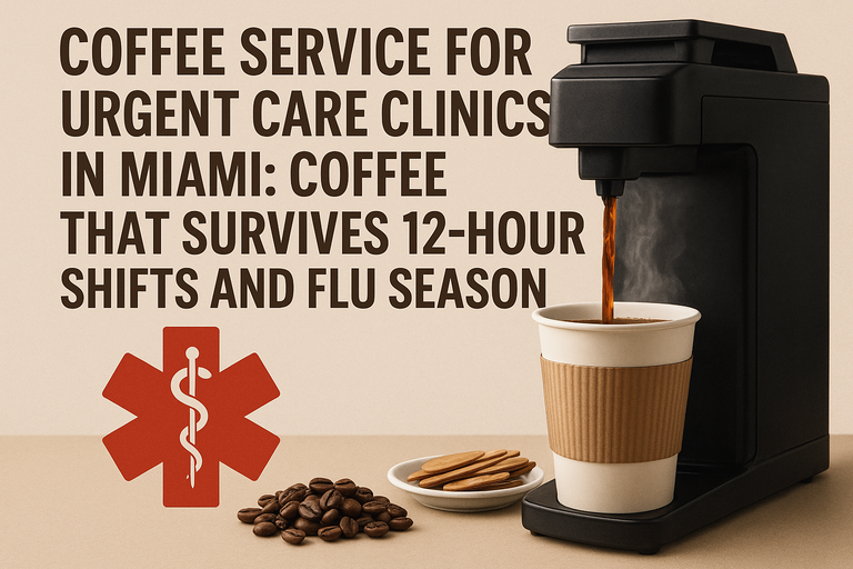 Coffee Service for Urgent Care Clinics in Miami: Coffee That Survives 12-Hour Shifts and Flu Season